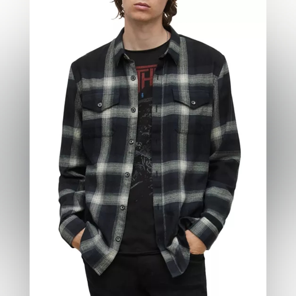 John Varvatos Button Down Western Shirt